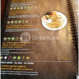King Shoarma Török Étterem és Kávéház Komárom - Étlap/itallap