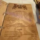 Mathias Pizzeria Söröző Pub Kecskemét - Étlap/itallap