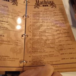 Mathias Pizzeria Söröző Pub Kecskemét - Étlap/itallap