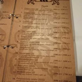Mathias Pizzeria Söröző Pub Kecskemét - Étlap/itallap