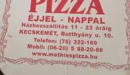 Mathias Pizzeria Söröző Pub, Kecskemét