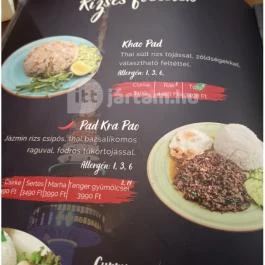 MyThai Ázsiai Étterem & Sushi Bár, Kecskemét - Étlap/itallap