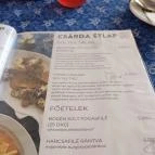 Öreg Tanyacsárda Étterem Lajosmizse - Étlap/itallap