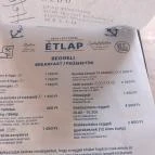 Sekli Étterem Balatonlelle - Étlap/itallap