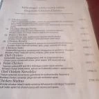 Taj Mahal Indiai Étterem Kecskemét - Étlap/itallap