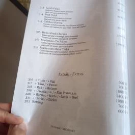 Taj Mahal Indiai Étterem Kecskemét - Étlap/itallap