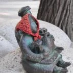 Kolodko: Aranka néni & Béla bácsi miniszobor Budapest - Egyéb