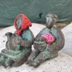 Kolodko: Aranka néni & Béla bácsi miniszobor Budapest - Egyéb