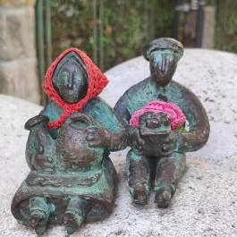 Kolodko: Aranka néni & Béla bácsi miniszobor Budapest - Egyéb