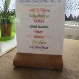 Bagolyvár Étterem, Inárcs - Étlap/itallap