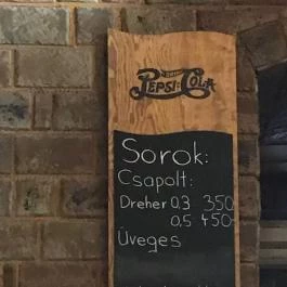 Firpo Burger & Bar Budapest - Étlap/itallap