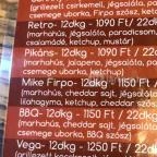 Firpo Burger & Bar Budapest - Étlap/itallap