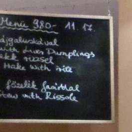 Fővárosi Állat- és Növénykert Étterme, Budapest - Étlap/itallap