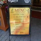 Gyöngyvirág Étterem Hévíz - Étlap/itallap