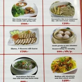Hu Lu Lu Akácfa, Budapest - Étlap/itallap