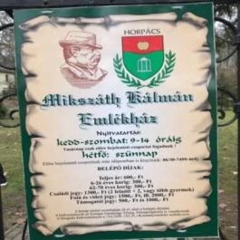 Mikszáth Kálmán Emlékház, Horpács - 