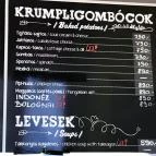 Nagyi Palacsintázója - Szent István körút Budapest - Étlap/itallap