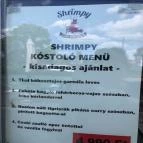Shrimpy Street Food Bar Budapest - Étlap/itallap