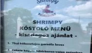 Shrimpy Street Food Bar Budapest - Étlap/itallap