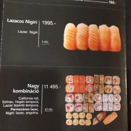 Sushi Master - Arany János utca, Budapest - Étlap/itallap