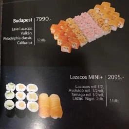 Sushi Master - Arany János utca, Budapest - Étlap/itallap