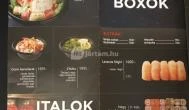 Sushi Master - Arany János utca Budapest - Étlap/itallap