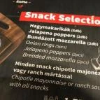 The Selection Budapest - Étlap/itallap