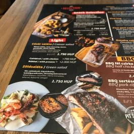 The Selection, Budapest - Étlap/itallap