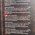 The Temple Bar Budapest - Étlap/itallap