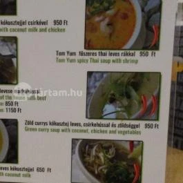 WoKame , Budapest - Étlap/itallap