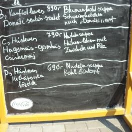 Csillagvár Étterem, Balatonszentgyörgy - Étlap/itallap