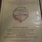Diófa Csárda Orosháza - Étlap/itallap