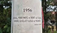 1956-os forradalom és szabadságharc emlékműve Aba - Külső kép