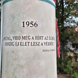 1956-os forradalom és szabadságharc emlékműve, Aba - Külső kép