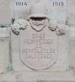 20. honvéd gyalogezred emlékműve