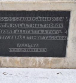 308. legjobb látnivaló: 56-os Thököly úti mártírok emlékműve