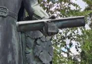 Aba Sámuel szobra Abasár