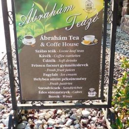 Ábrahám Teázó, Ábrahámhegy - Étlap/itallap