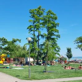 Ábrahámhegy Községi strand, Ábrahámhegy - Külső kép