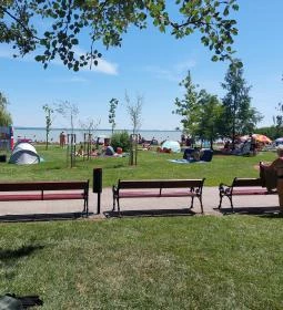 Ábrahámhegy Községi strand