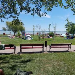 Ábrahámhegy Községi strand, Ábrahámhegy - Külső kép