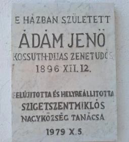 Ádám Jenő Emlékház