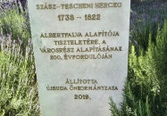 Albert Kázmér Ágoston mellszobra Budapest