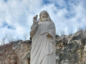 Áldást osztó Jézus Pilisszántó