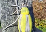 Amerikai kukoricabogár szobor Battonya