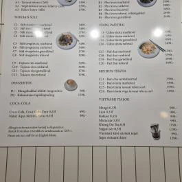 An Bistro Budapest - Étlap/itallap