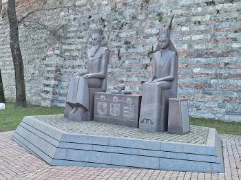 Anjou Hedvig és Jagelló Ulászló Budapest