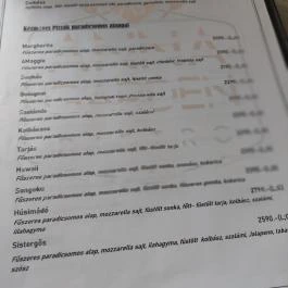 Anna Garden Bistro Téglás - Étlap/itallap