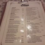 Ara Étterem Mór - Étlap/itallap