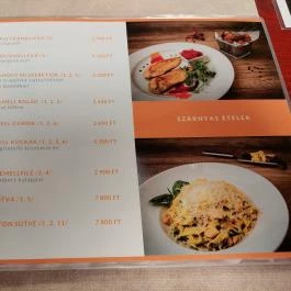 Aranypatkó Panzió étterme, Győrújbarát - Étlap/itallap